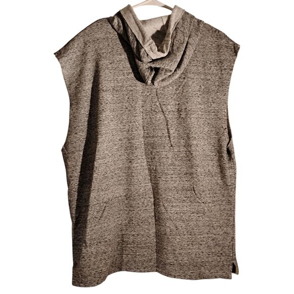 Project Rock Under Armour hoodie mens XL XLArge gray brahma bull sleeveless - Picture 2 of 9